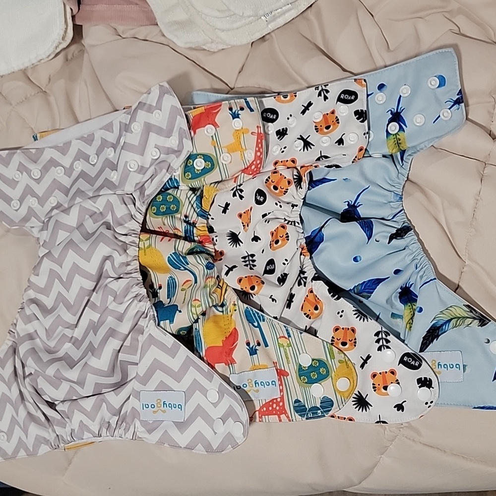 4 Baby Goal Reusable Pocket Diapers